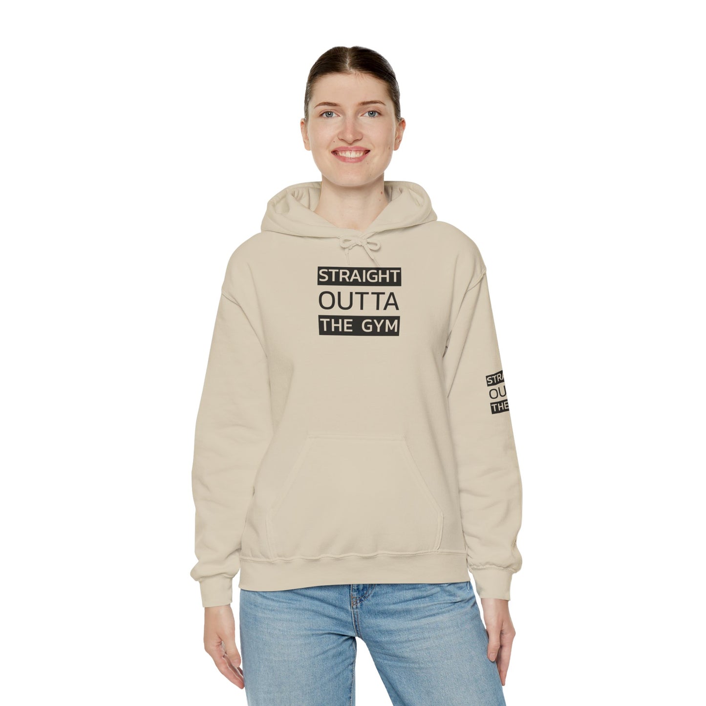 Straight Outta The Gym Unisex Heavy Blend™ Hoodie - Fitness-Motivations-Sweatshirt