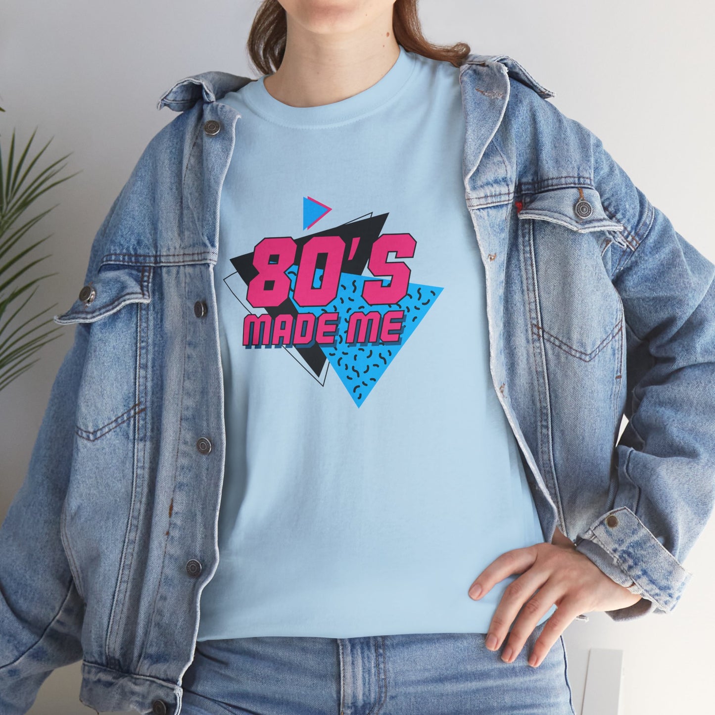Retro 80er Jahre inspiriertes Unisex-T-Shirt aus schwerer Baumwolle - Perfekt für Nostalgieliebhaber