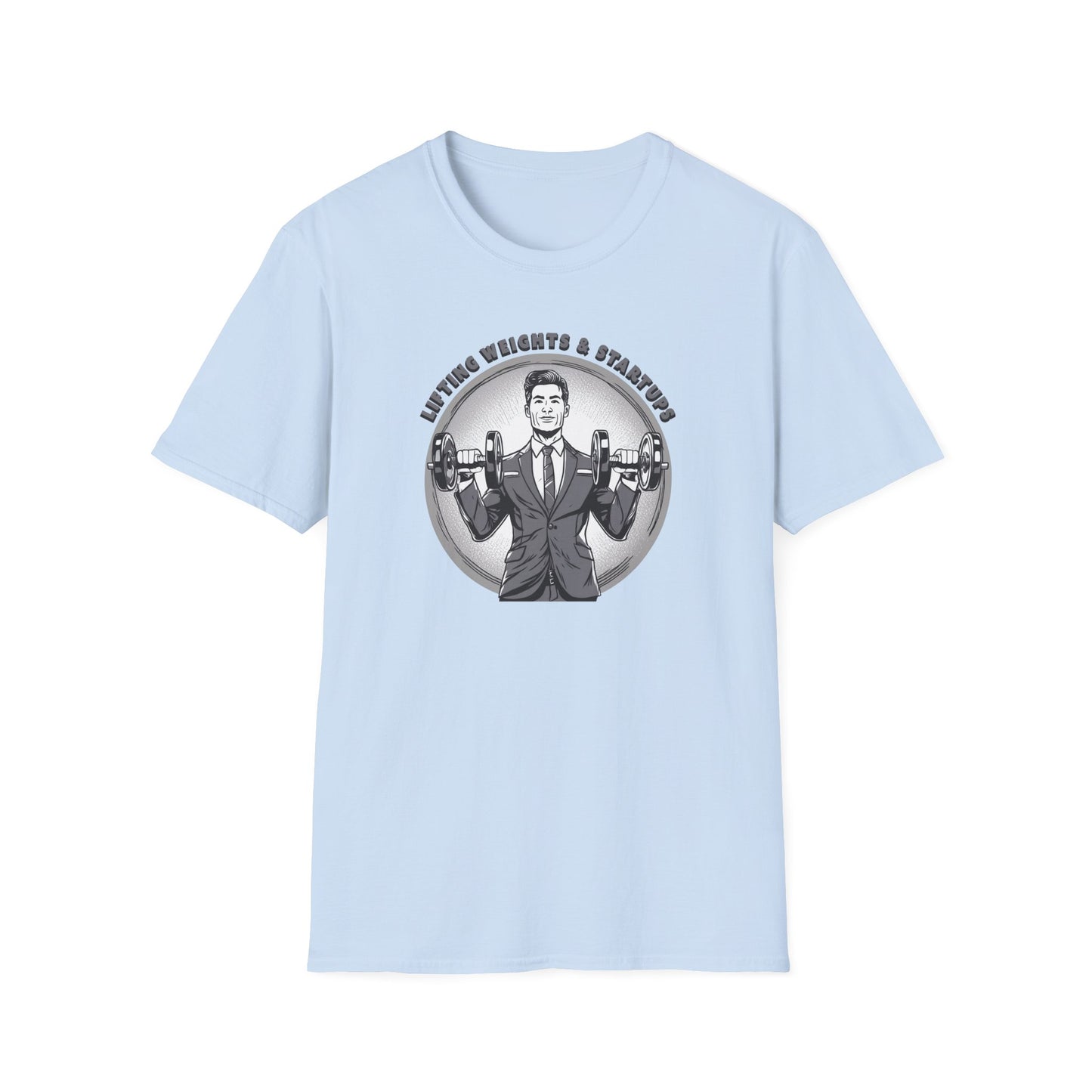 T-Shirt für Fitnessstudio-Liebhaber - Gewichtheben & Startups