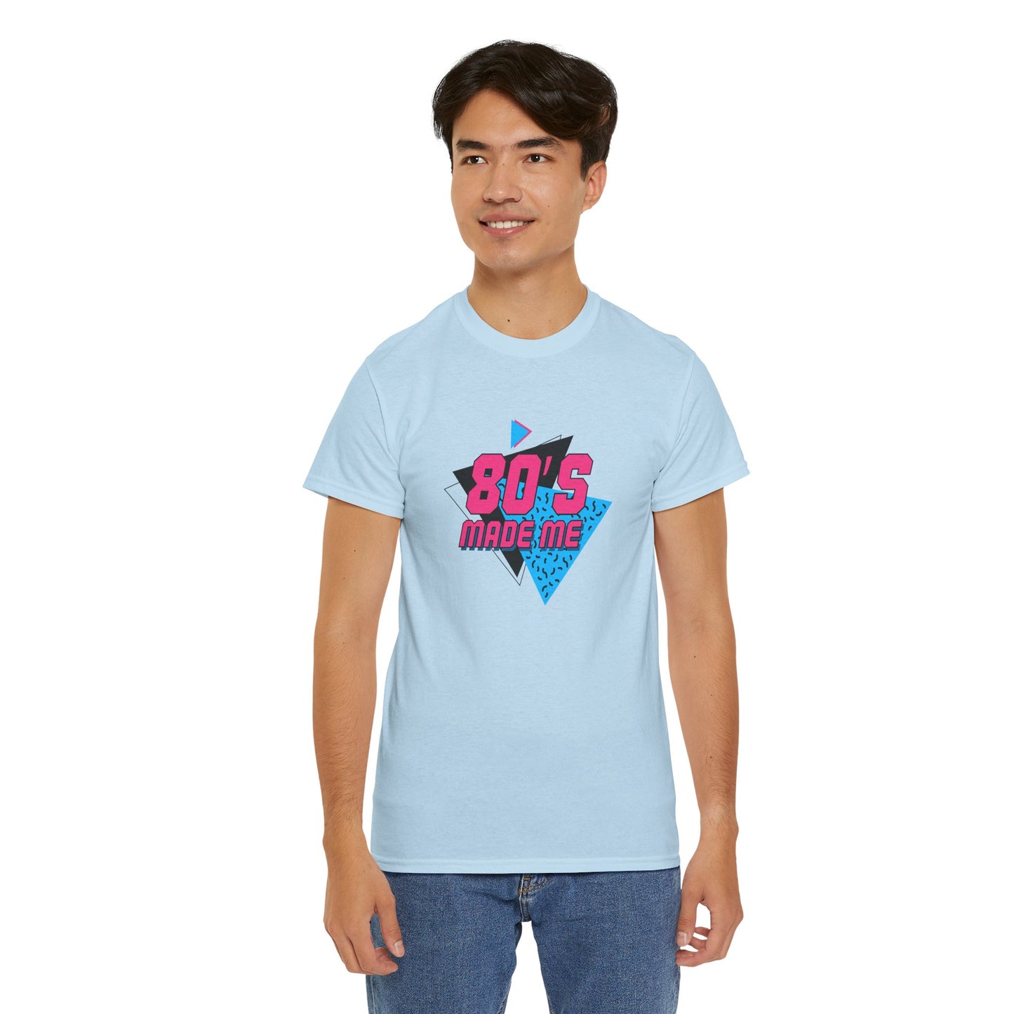 Retro 80er Jahre inspiriertes Unisex-T-Shirt aus schwerer Baumwolle - Perfekt für Nostalgieliebhaber