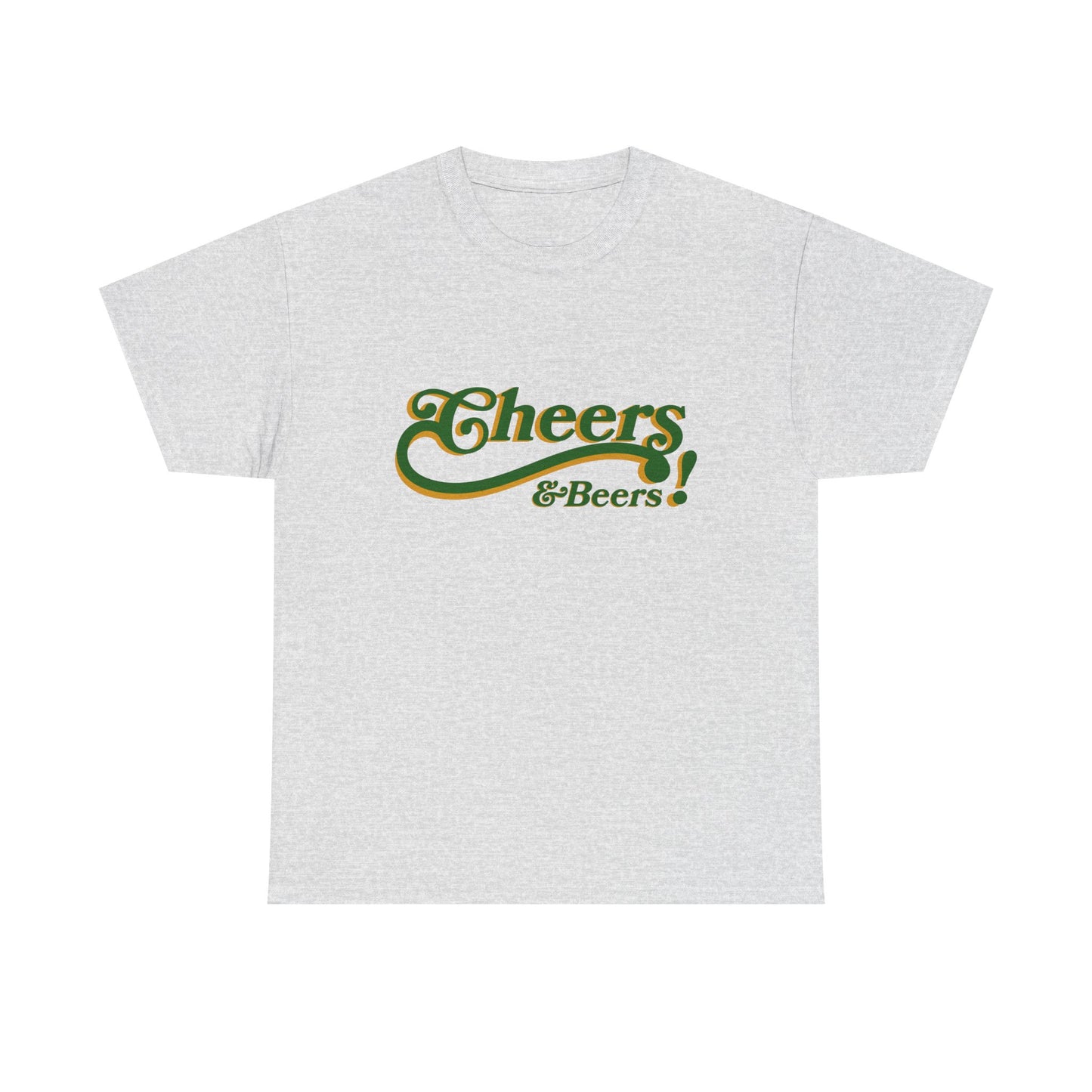 Cheers & Beers Unisex-T-Shirt aus schwerer Baumwolle – Perfekt für Feiern und zwanglose Ausflüge
