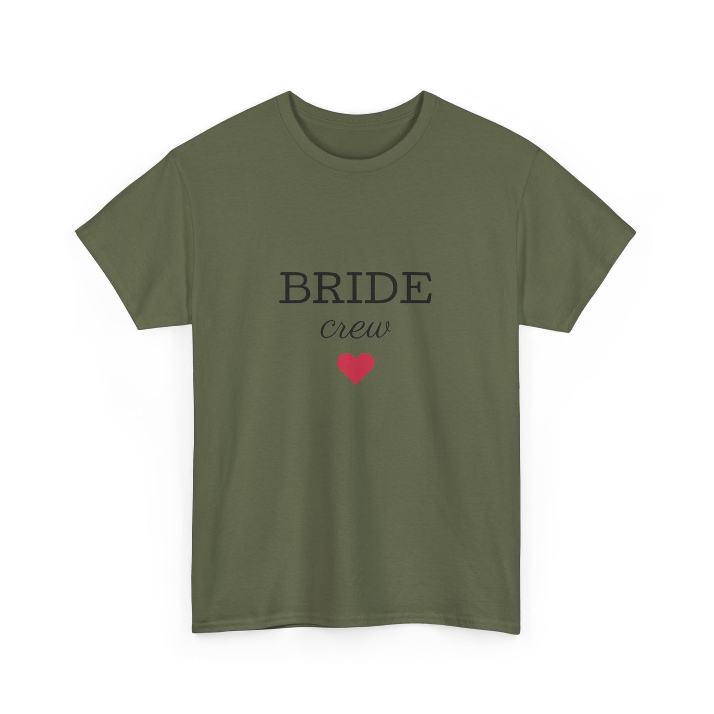 Bride Crew Unisex-T-Shirt aus schwerer Baumwolle – Perfekt für Brautpartys