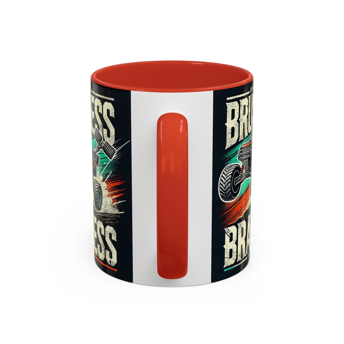 Tasse à café décorative pour passionnés de tout-terrain - Design sans balais et sans cervelle