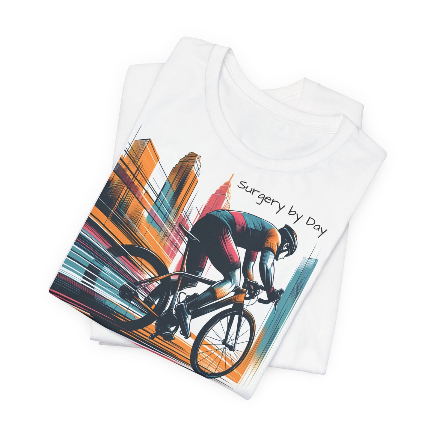 Radsport-T-Shirt – „Tagsüber Operation, nachts Wut auf der Straße“, Unisex-Trikot