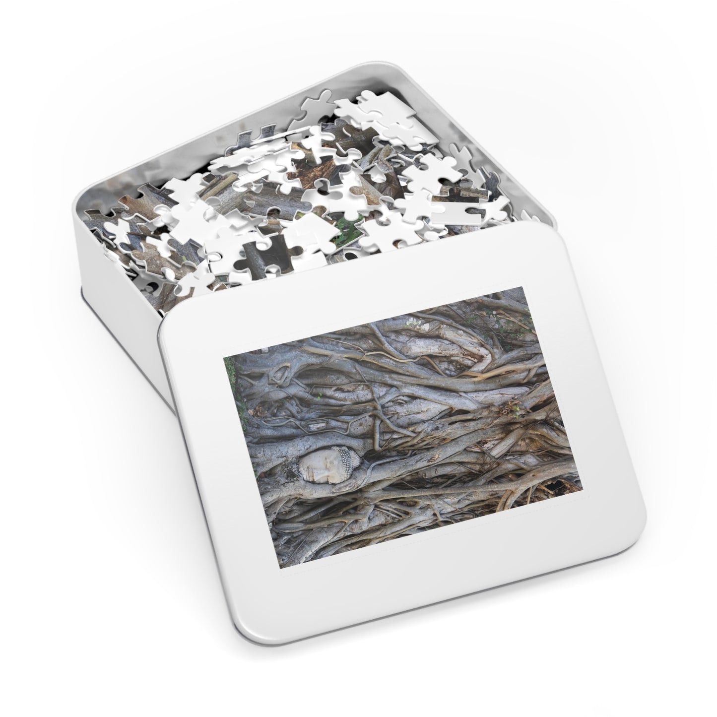 Puzzle en étain Thaïlande Arbres Visage Sculpté