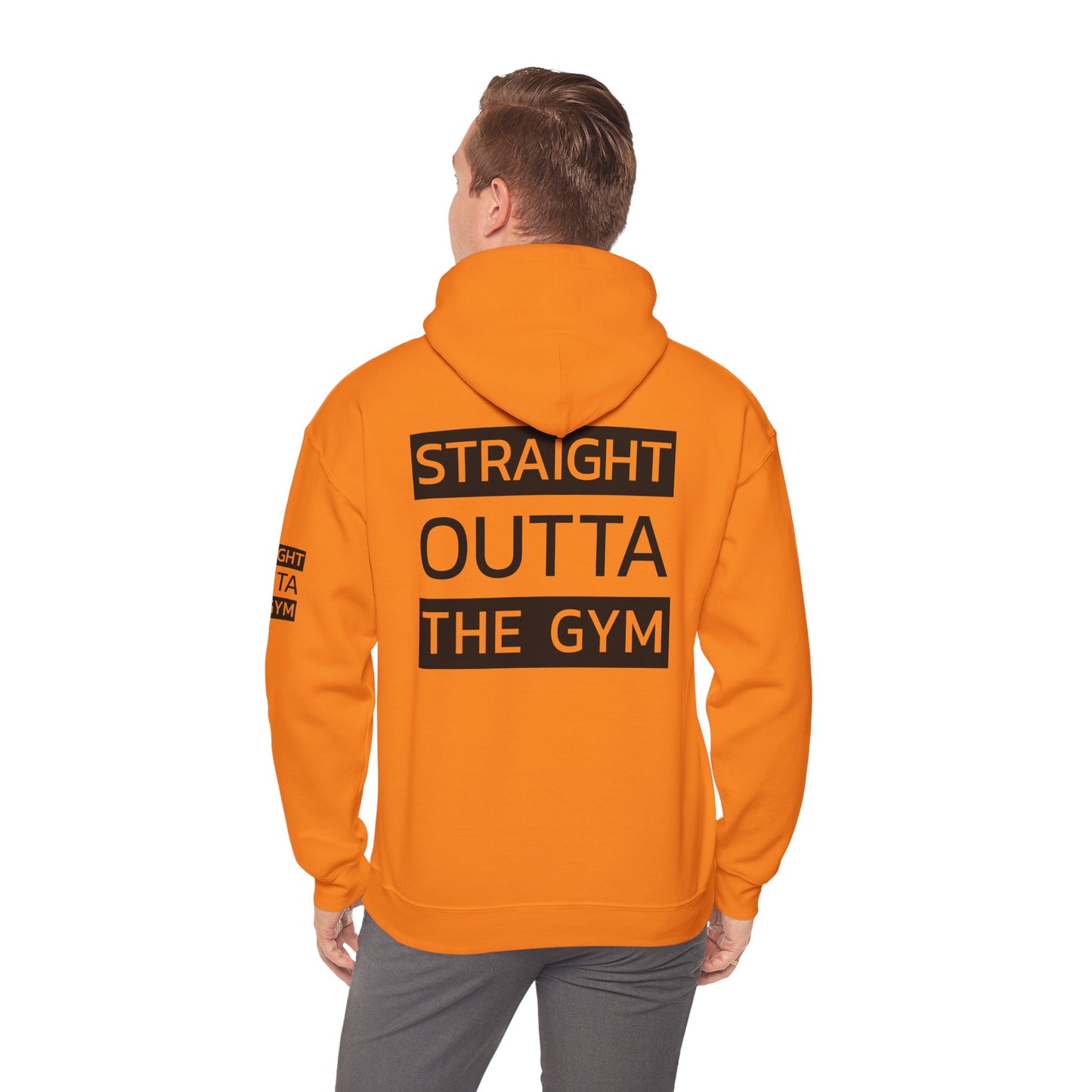 Straight Outta The Gym Unisex Heavy Blend™ Hoodie - Fitness-Motivations-Sweatshirt