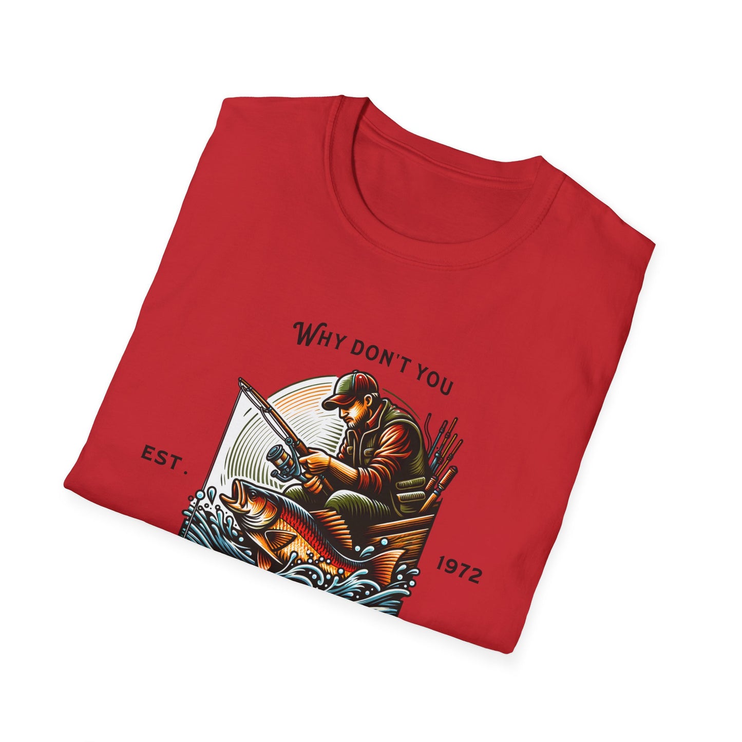 T-Shirt mit Grafik für Fischer – „Check Out My Flies“ Outdoor-T-Shirt