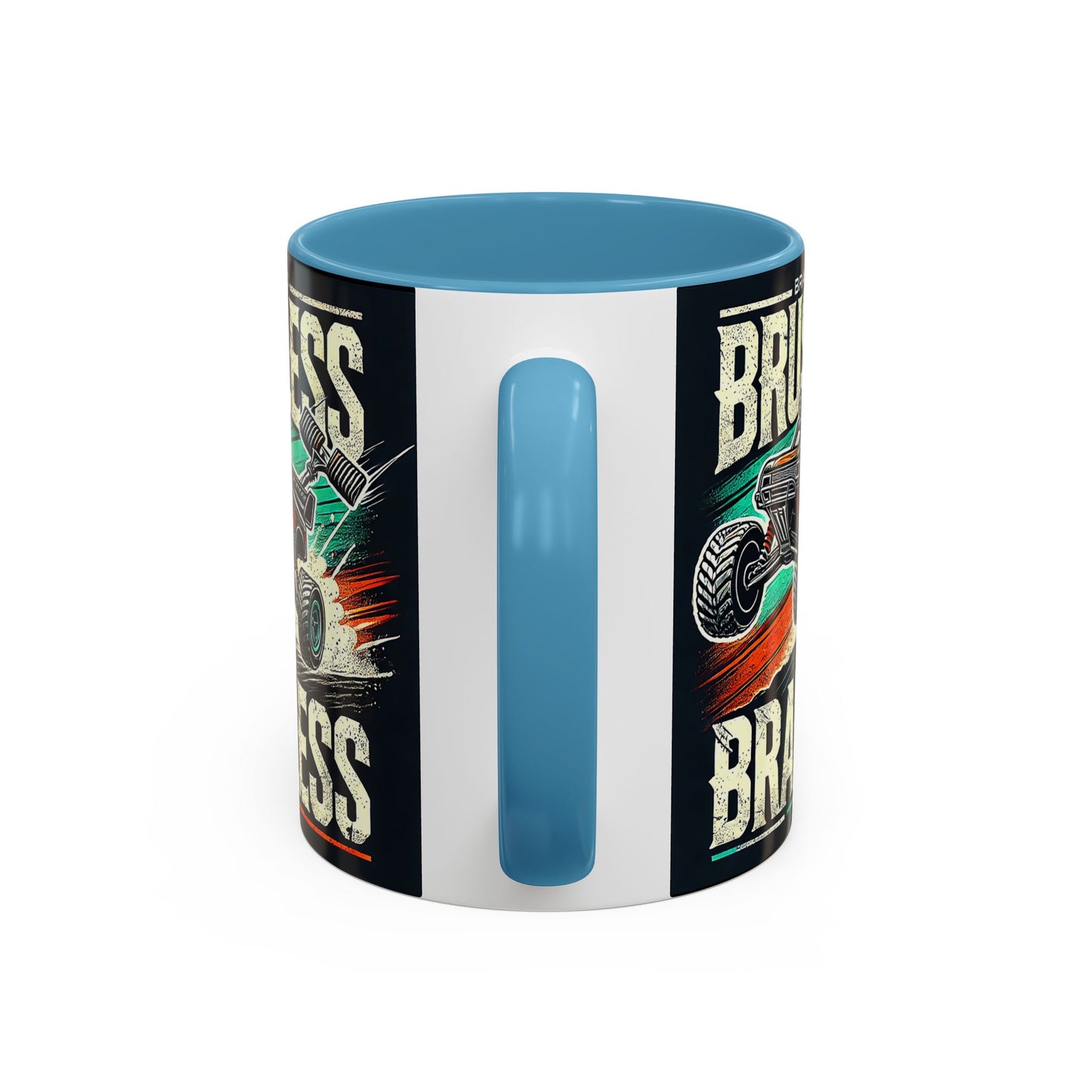 Tasse à café décorative pour passionnés de tout-terrain - Design sans balais et sans cervelle