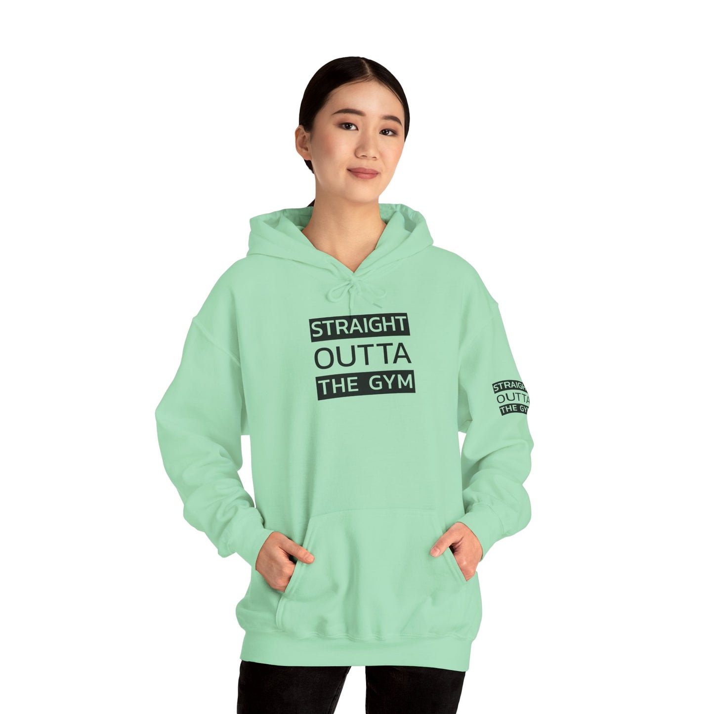 Straight Outta The Gym Unisex Heavy Blend™ Hoodie - Fitness-Motivations-Sweatshirt