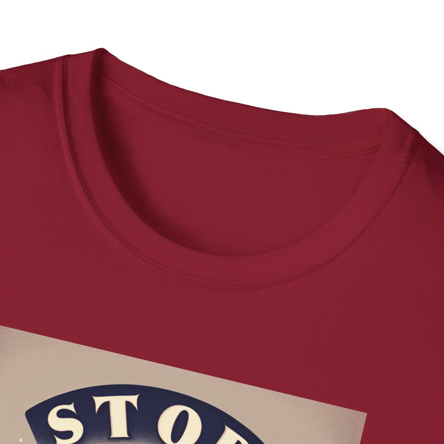 Stop! I Want a Brew T-Shirt – Lustiges Tee- und Kaffeeliebhaber-T-Shirt – Unisex Softstyle T-Shirt