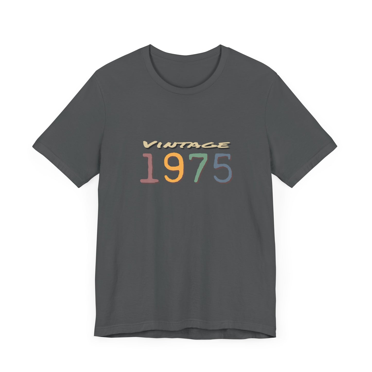 Vintage 1975 Unisex T-Shirt - Retro Grafik T-Shirt