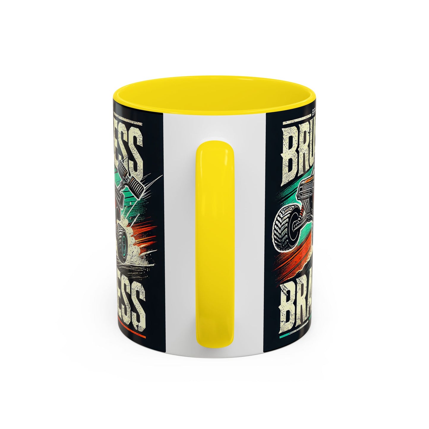 Tasse à café décorative pour passionnés de tout-terrain - Design sans balais et sans cervelle