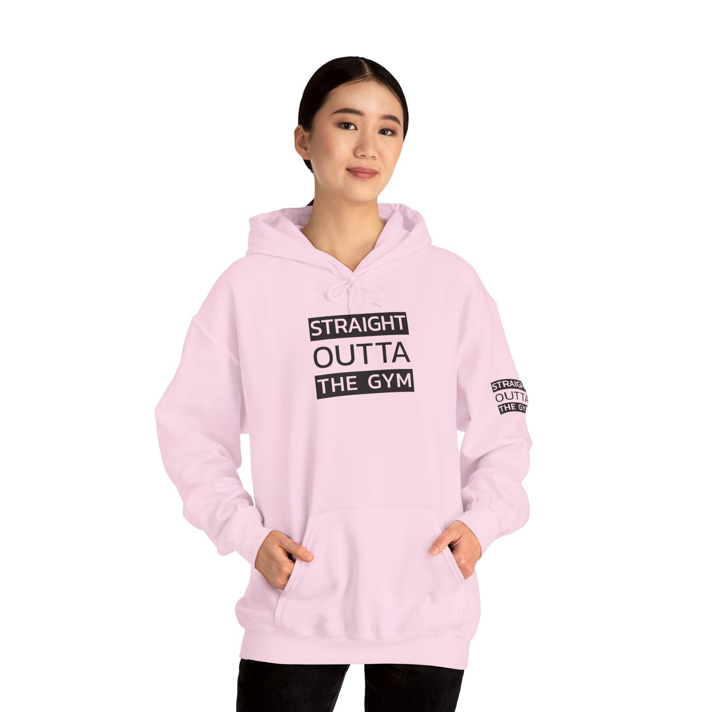 Straight Outta The Gym Unisex Heavy Blend™ Hoodie - Fitness-Motivations-Sweatshirt