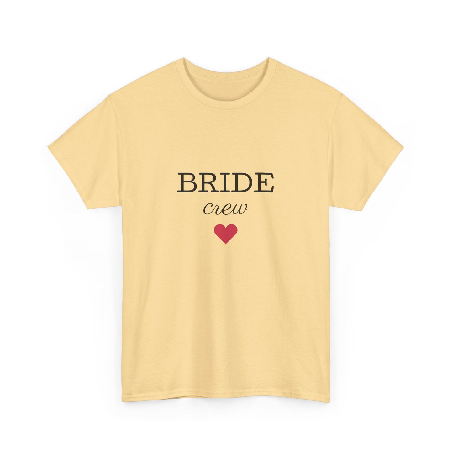 Bride Crew Unisex-T-Shirt aus schwerer Baumwolle – Perfekt für Brautpartys
