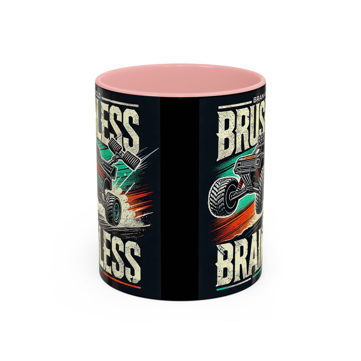 Tasse à café décorative pour passionnés de tout-terrain - Design sans balais et sans cervelle