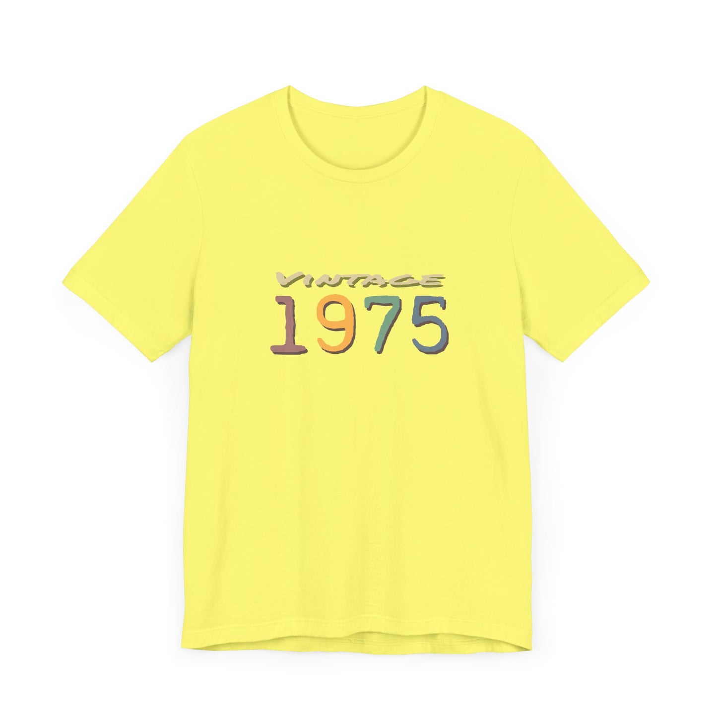 Vintage 1975 Unisex T-Shirt - Retro Grafik T-Shirt