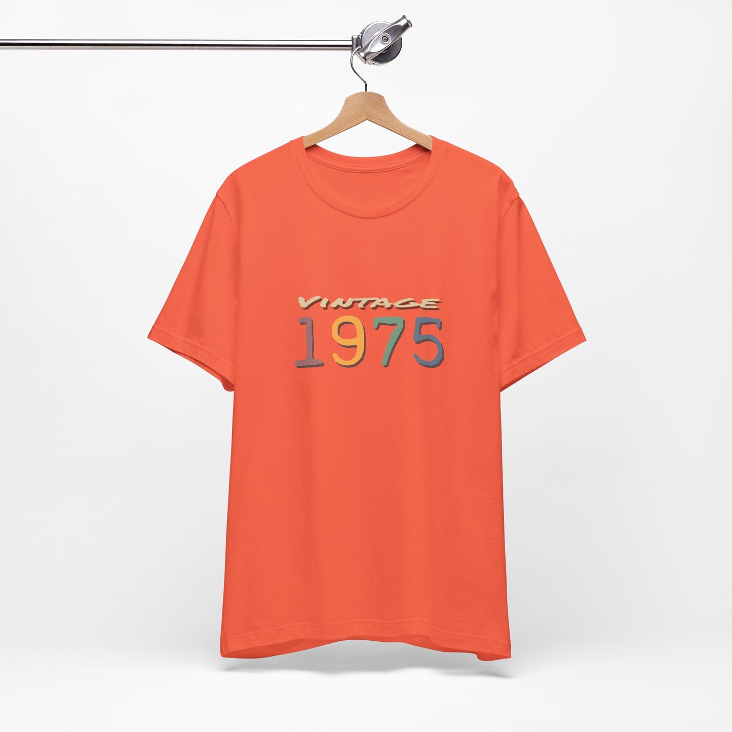 Vintage 1975 Unisex T-Shirt - Retro Grafik T-Shirt