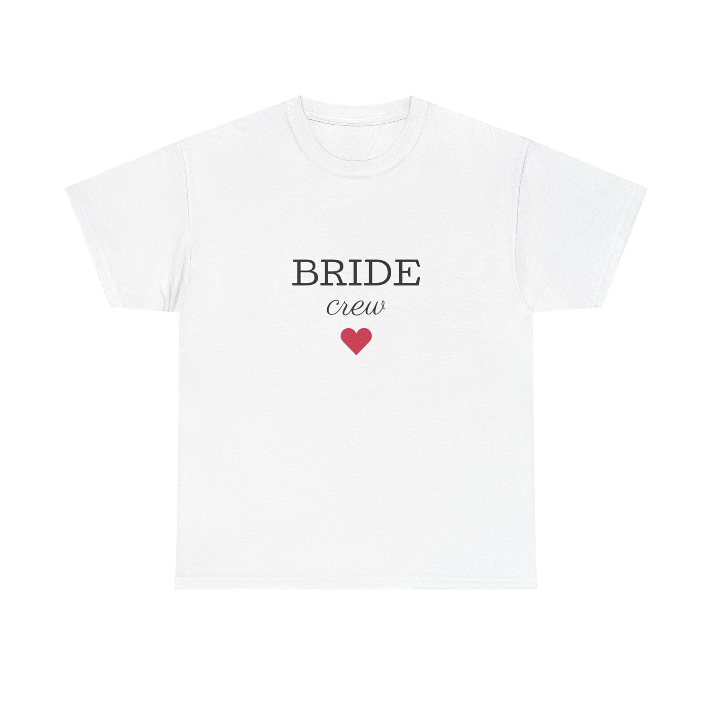 Bride Crew Unisex-T-Shirt aus schwerer Baumwolle – Perfekt für Brautpartys