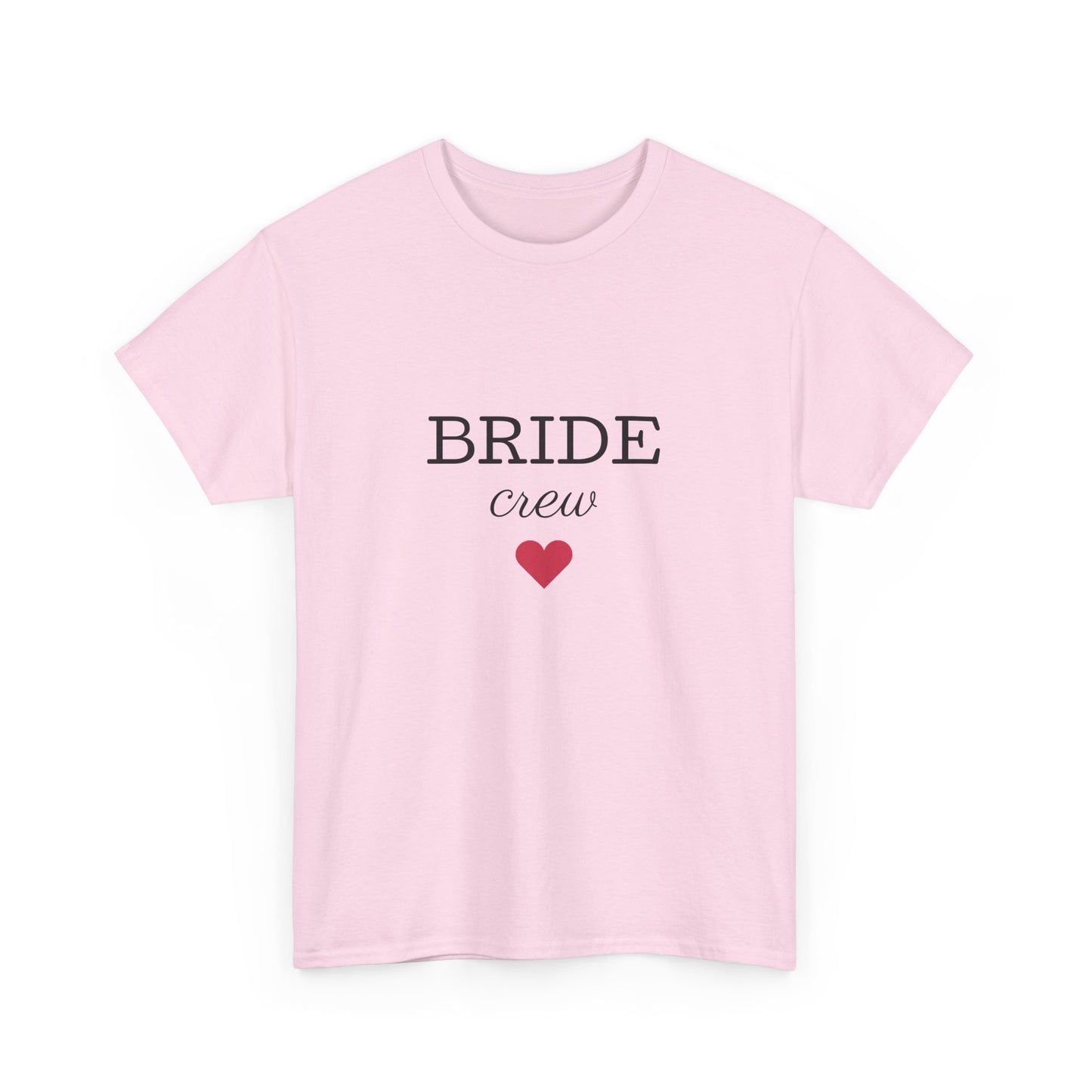 Bride Crew Unisex-T-Shirt aus schwerer Baumwolle – Perfekt für Brautpartys