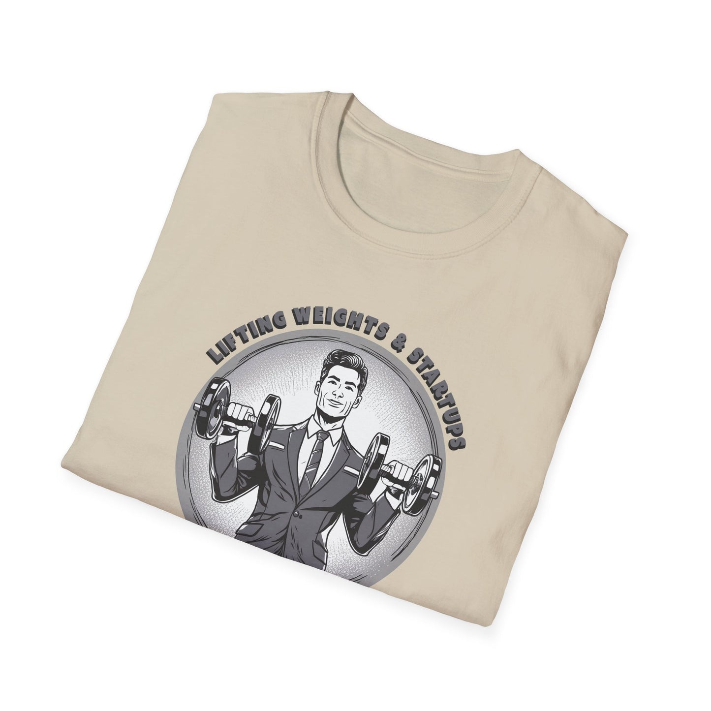 T-Shirt für Fitnessstudio-Liebhaber - Gewichtheben & Startups