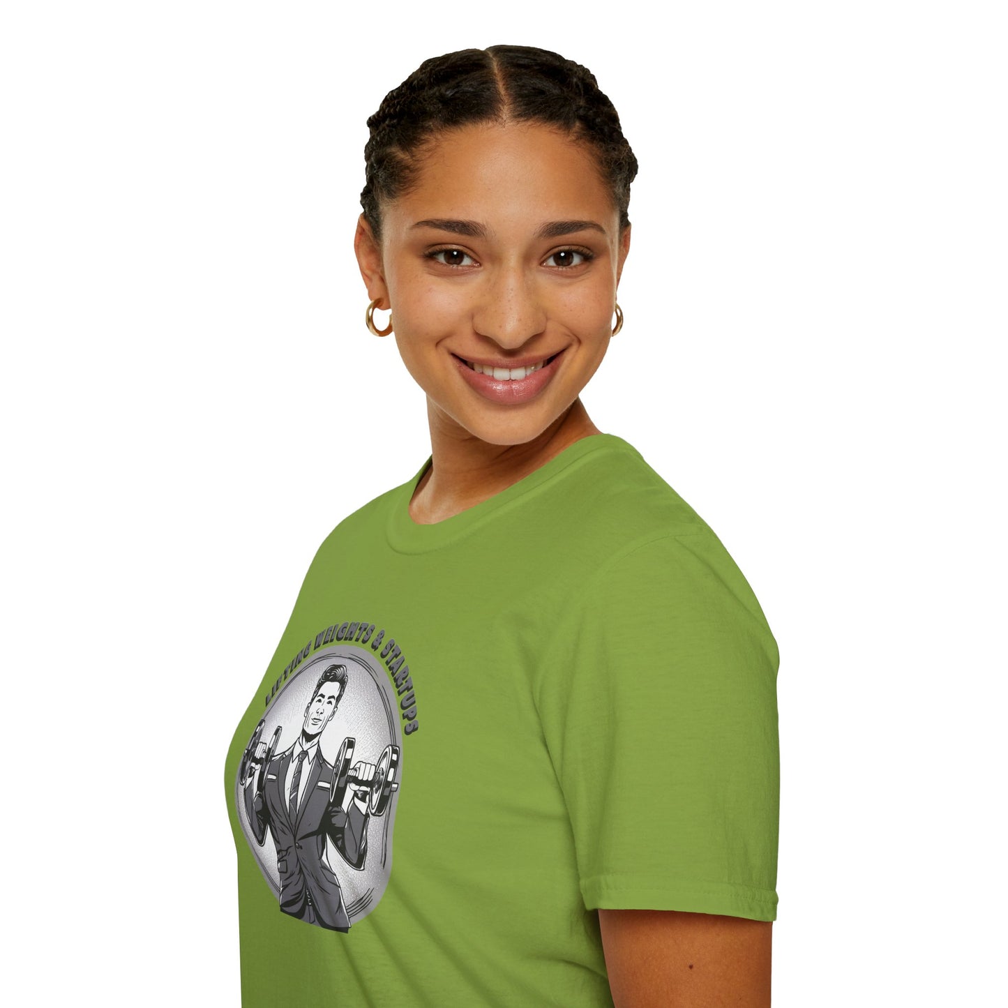 T-Shirt für Fitnessstudio-Liebhaber - Gewichtheben & Startups