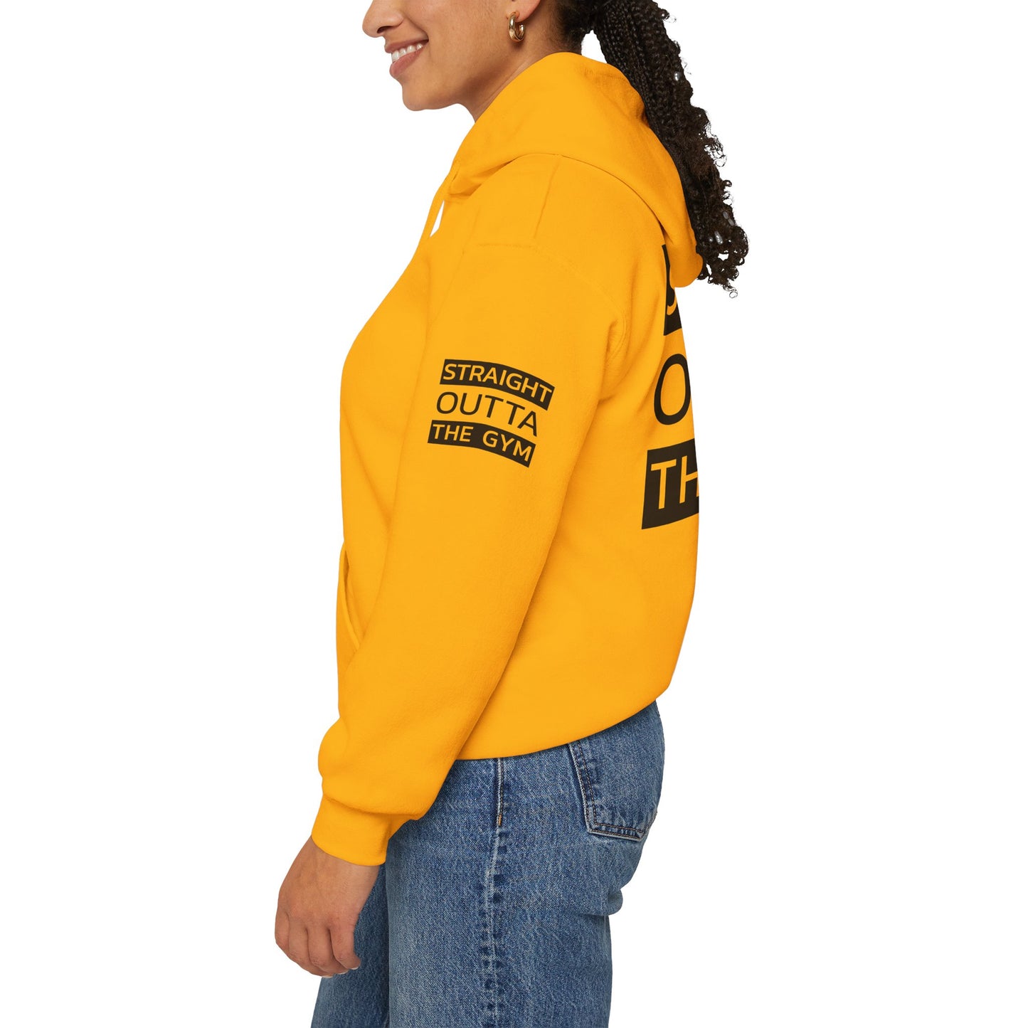 Straight Outta The Gym Unisex Heavy Blend™ Hoodie - Fitness-Motivations-Sweatshirt