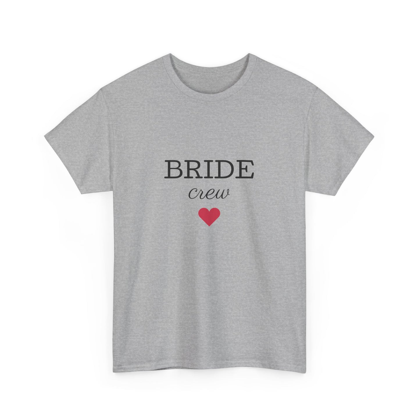 Bride Crew Unisex-T-Shirt aus schwerer Baumwolle – Perfekt für Brautpartys
