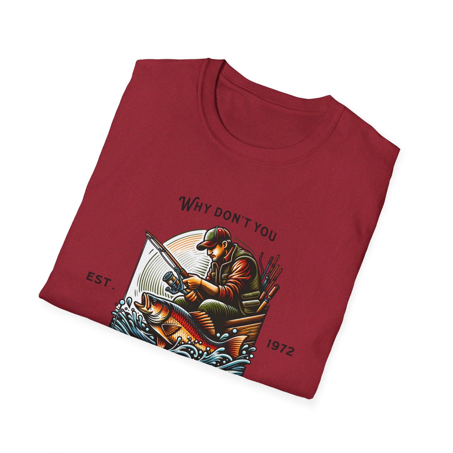 T-Shirt mit Grafik für Fischer – „Check Out My Flies“ Outdoor-T-Shirt