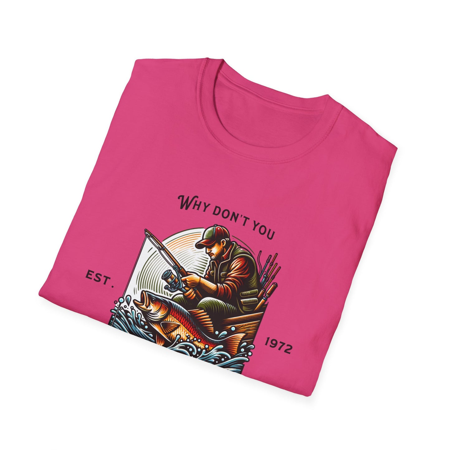 T-Shirt mit Grafik für Fischer – „Check Out My Flies“ Outdoor-T-Shirt