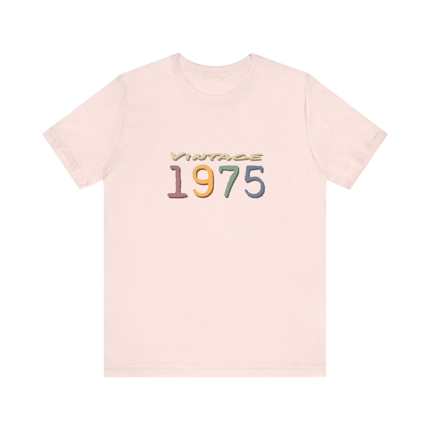Vintage 1975 Unisex T-Shirt - Retro Grafik T-Shirt
