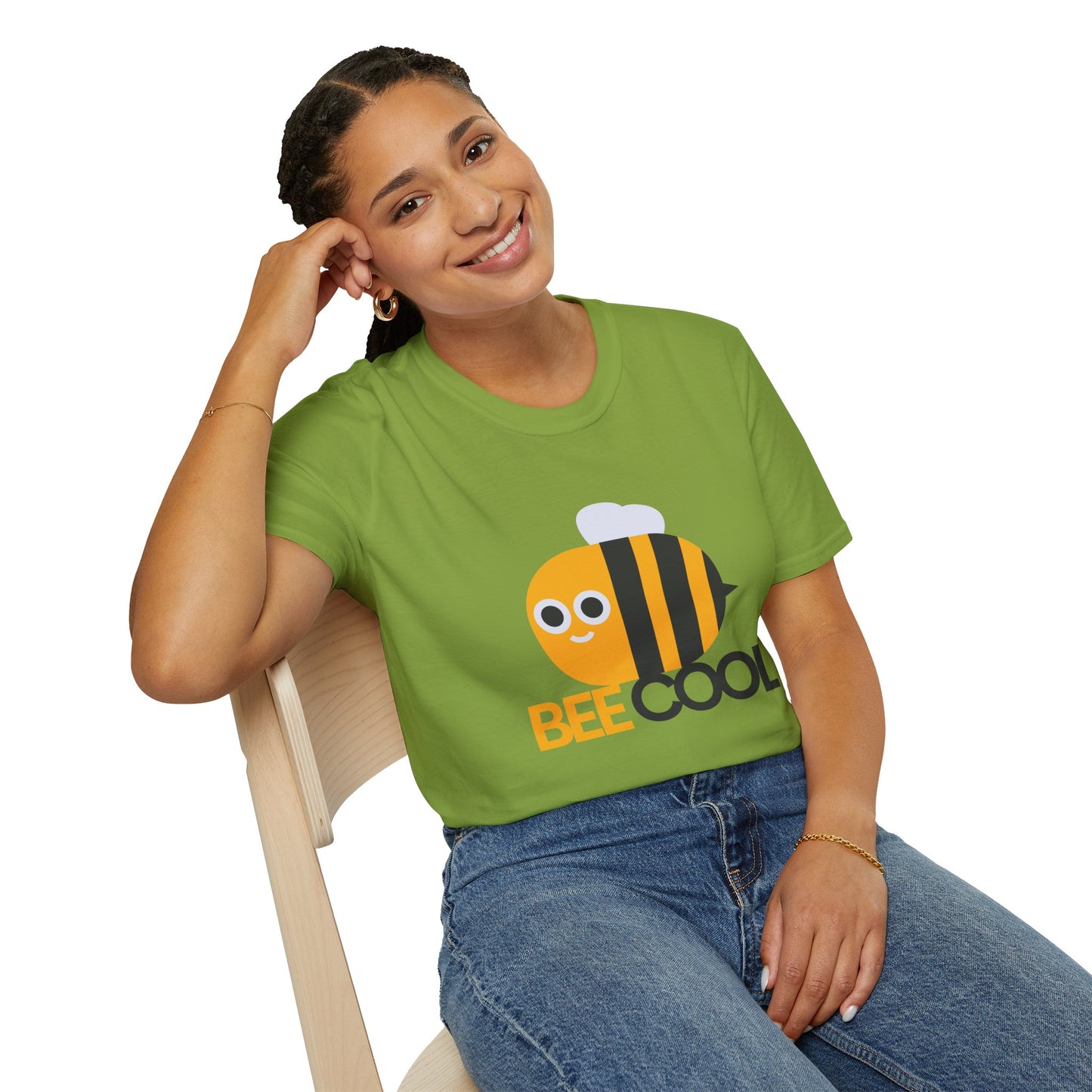 Bee Cool Unisex Softstyle T-Shirt - Lustiges und verspieltes Bienendesign