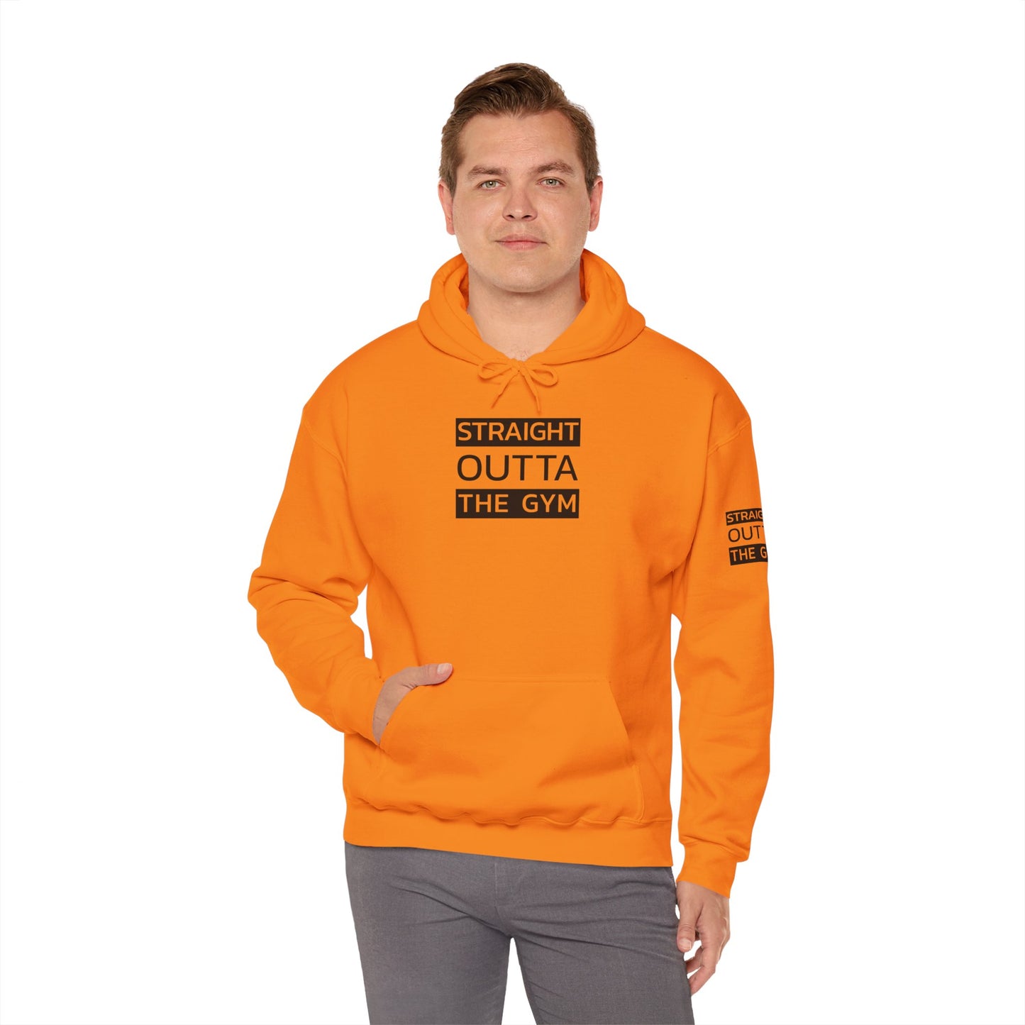 Straight Outta The Gym Unisex Heavy Blend™ Hoodie - Fitness-Motivations-Sweatshirt