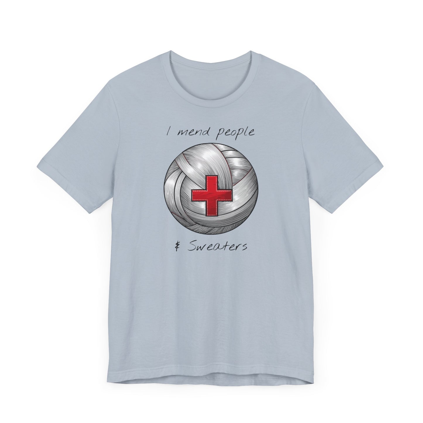 Krankenschwester Strick-T-Shirt - Unisex Jersey