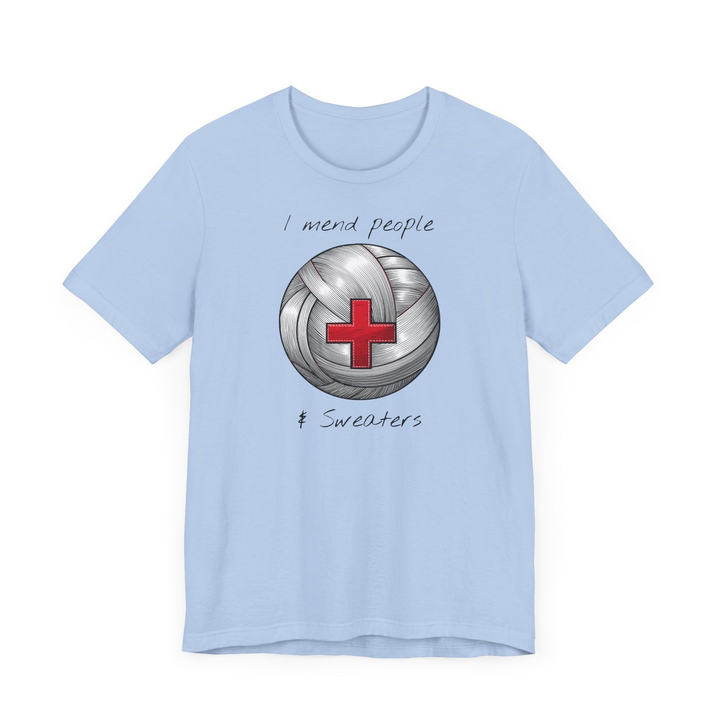 Krankenschwester Strick-T-Shirt - Unisex Jersey