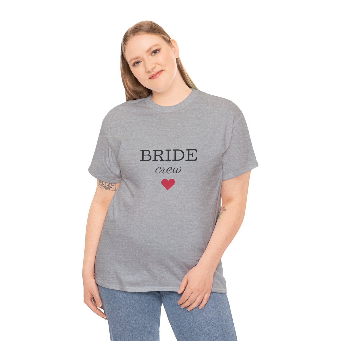 Bride Crew Unisex-T-Shirt aus schwerer Baumwolle – Perfekt für Brautpartys