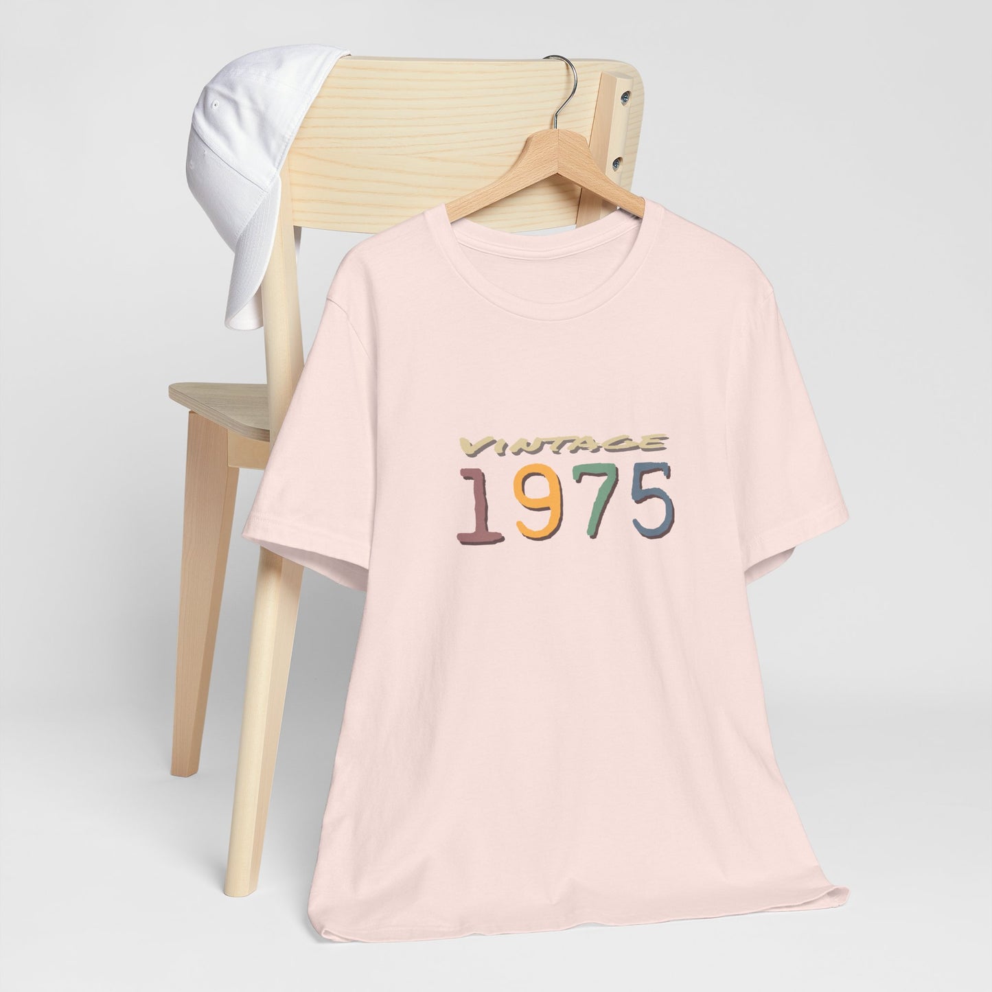 Vintage 1975 Unisex T-Shirt - Retro Grafik T-Shirt