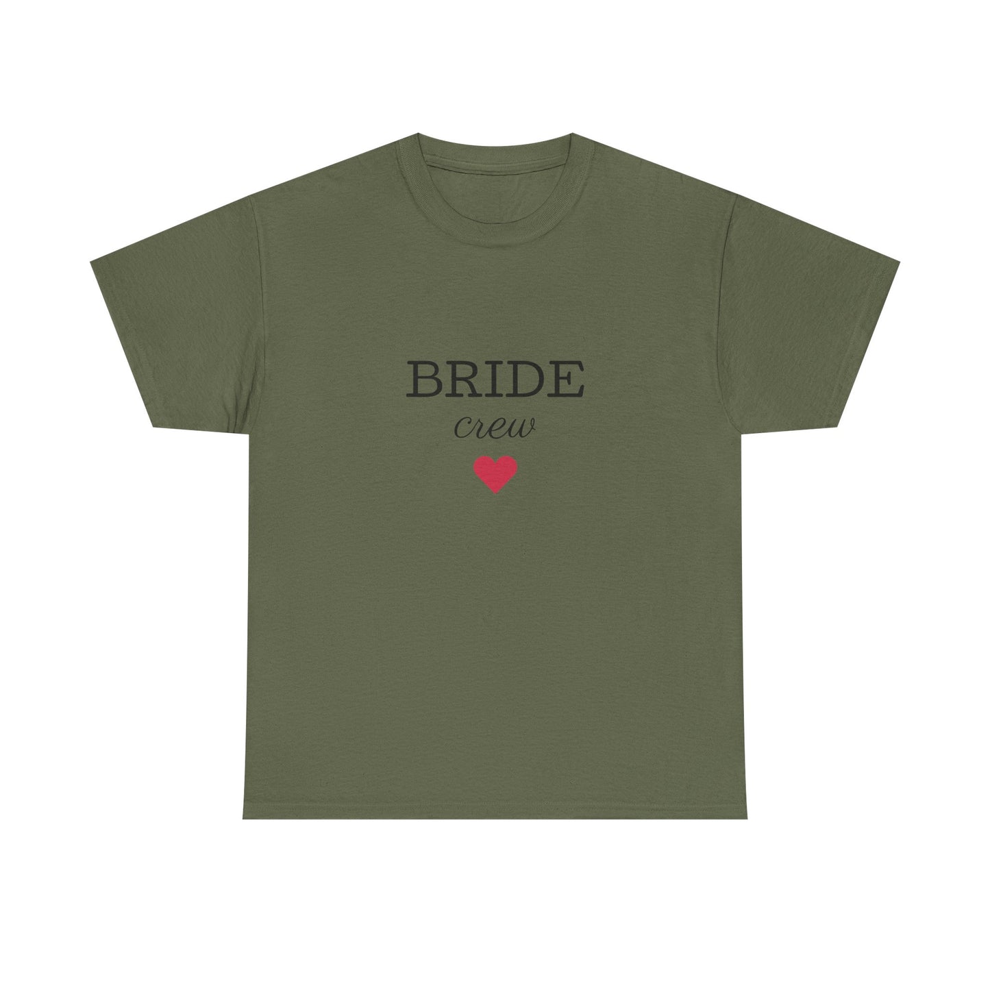 Bride Crew Unisex-T-Shirt aus schwerer Baumwolle – Perfekt für Brautpartys