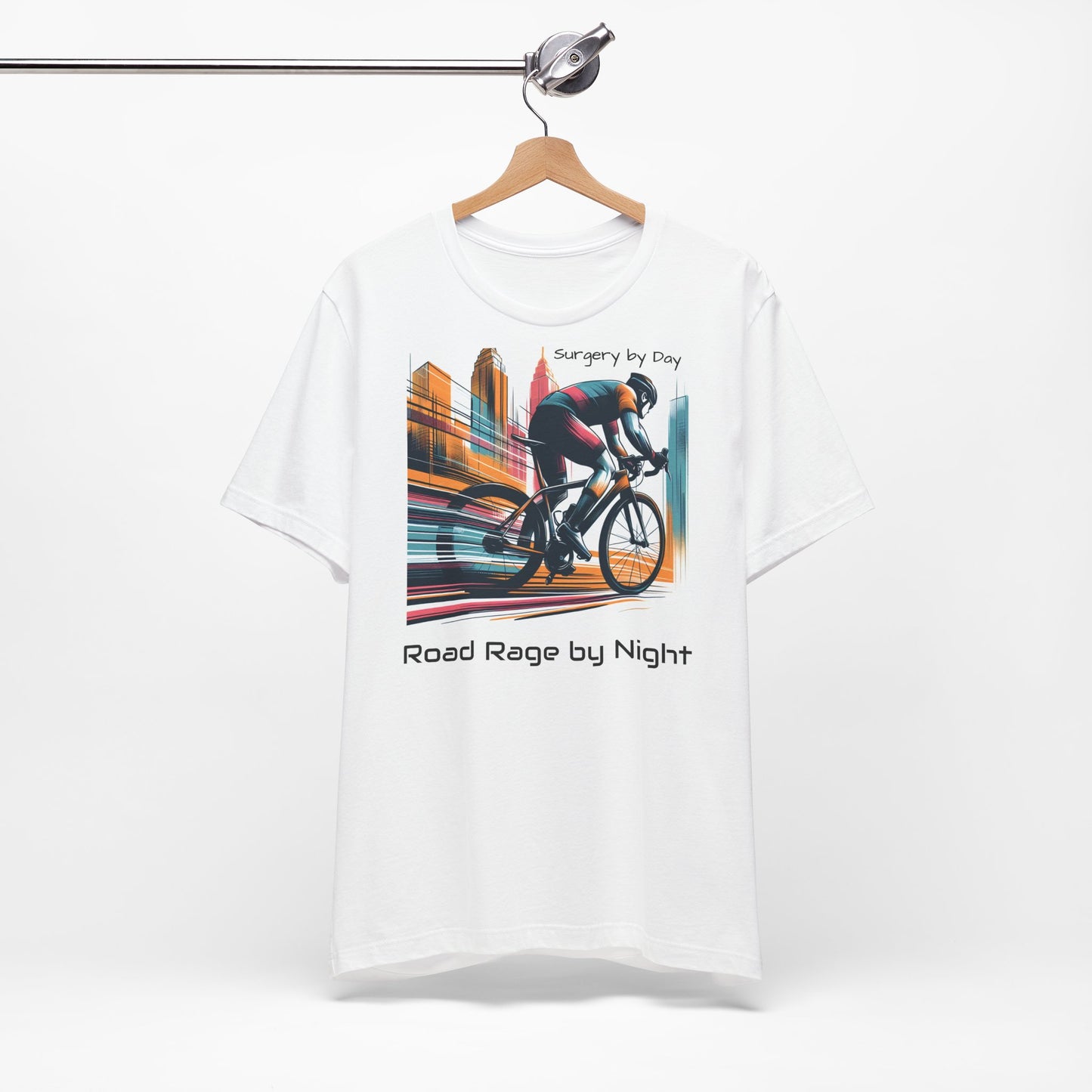 Radsport-T-Shirt – „Tagsüber Operation, nachts Wut auf der Straße“, Unisex-Trikot