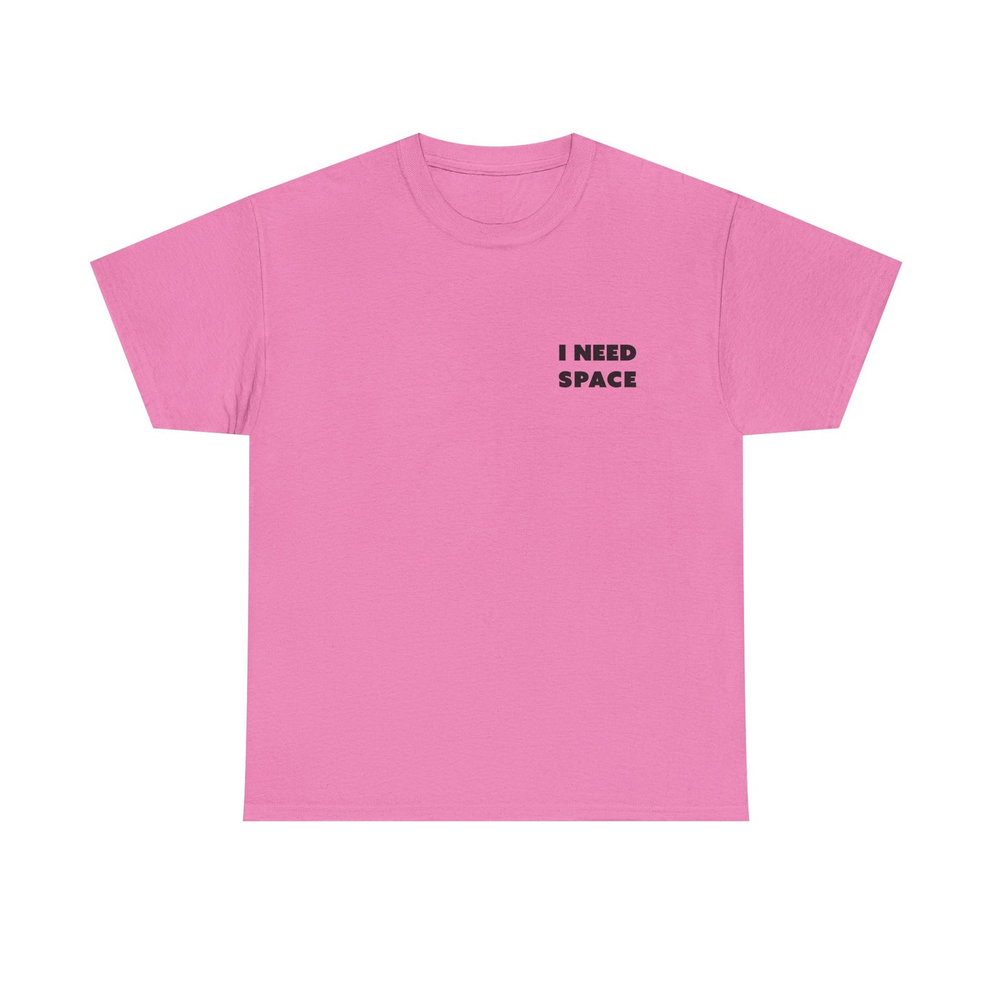 I Need Space Unisex-T-Shirt aus schwerer Baumwolle – lässiges T-Shirt mit Grafik für den Alltag
