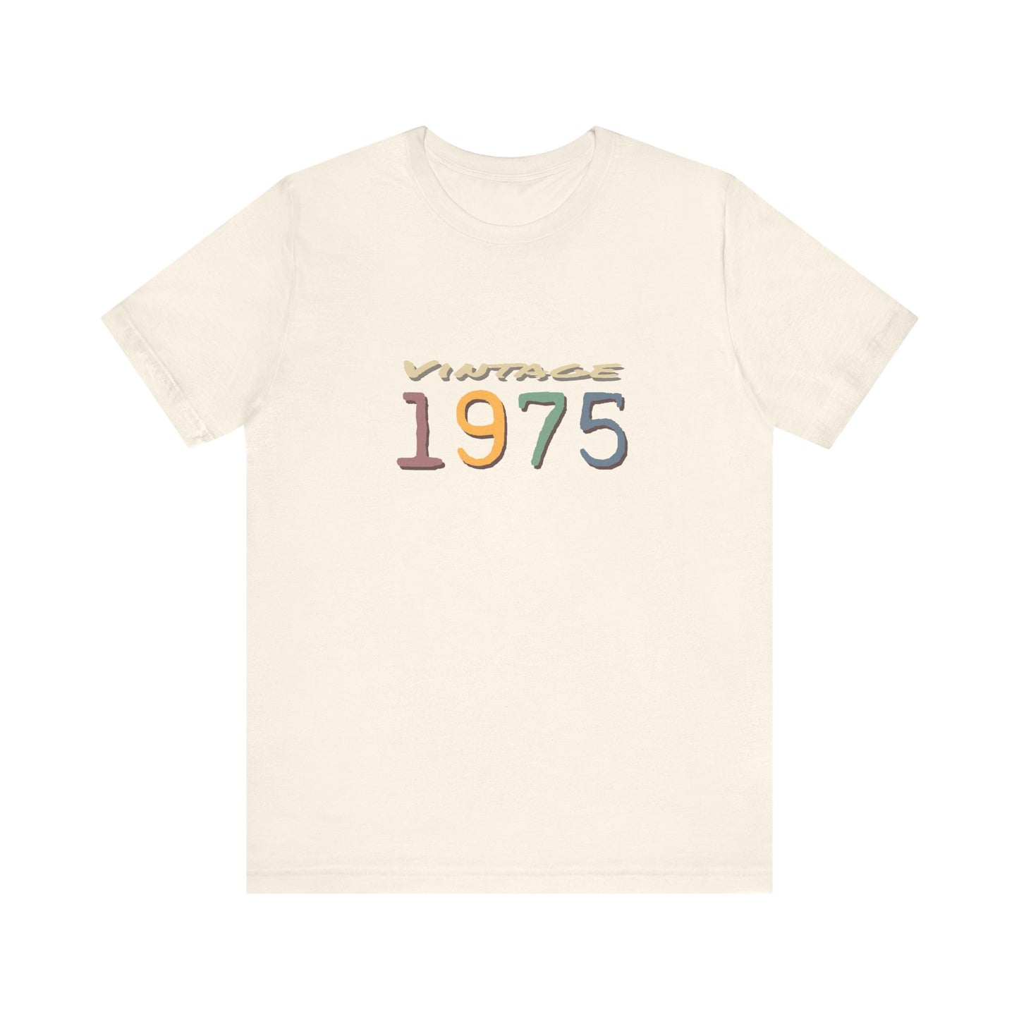 Vintage 1975 Unisex T-Shirt - Retro Grafik T-Shirt