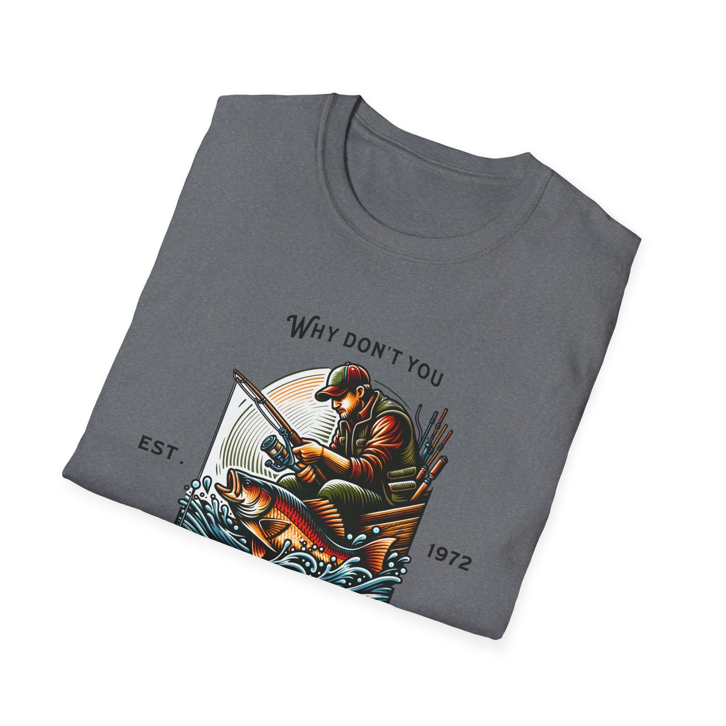 T-Shirt mit Grafik für Fischer – „Check Out My Flies“ Outdoor-T-Shirt