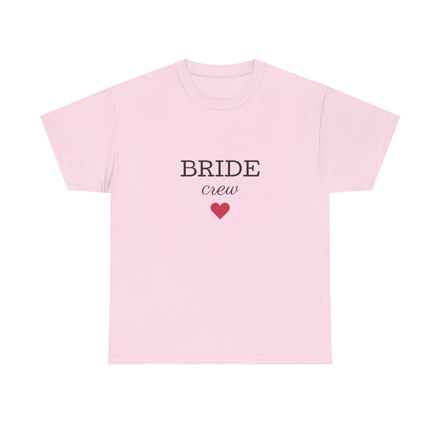 Bride Crew Unisex-T-Shirt aus schwerer Baumwolle – Perfekt für Brautpartys