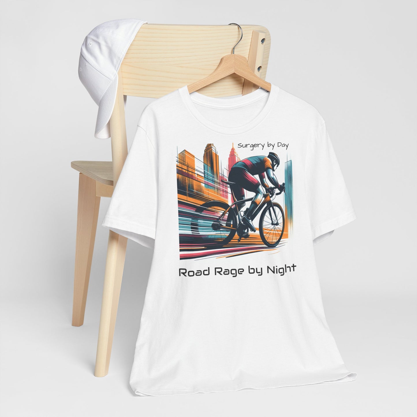 Radsport-T-Shirt – „Tagsüber Operation, nachts Wut auf der Straße“, Unisex-Trikot
