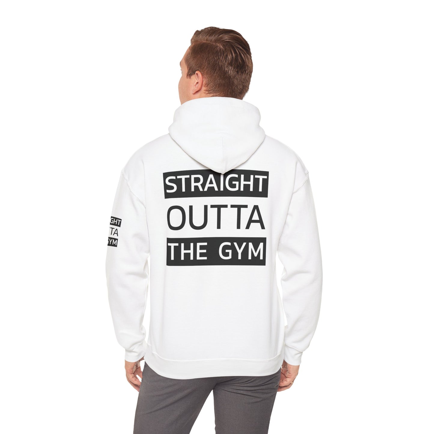 Straight Outta The Gym Unisex Heavy Blend™ Hoodie - Fitness-Motivations-Sweatshirt
