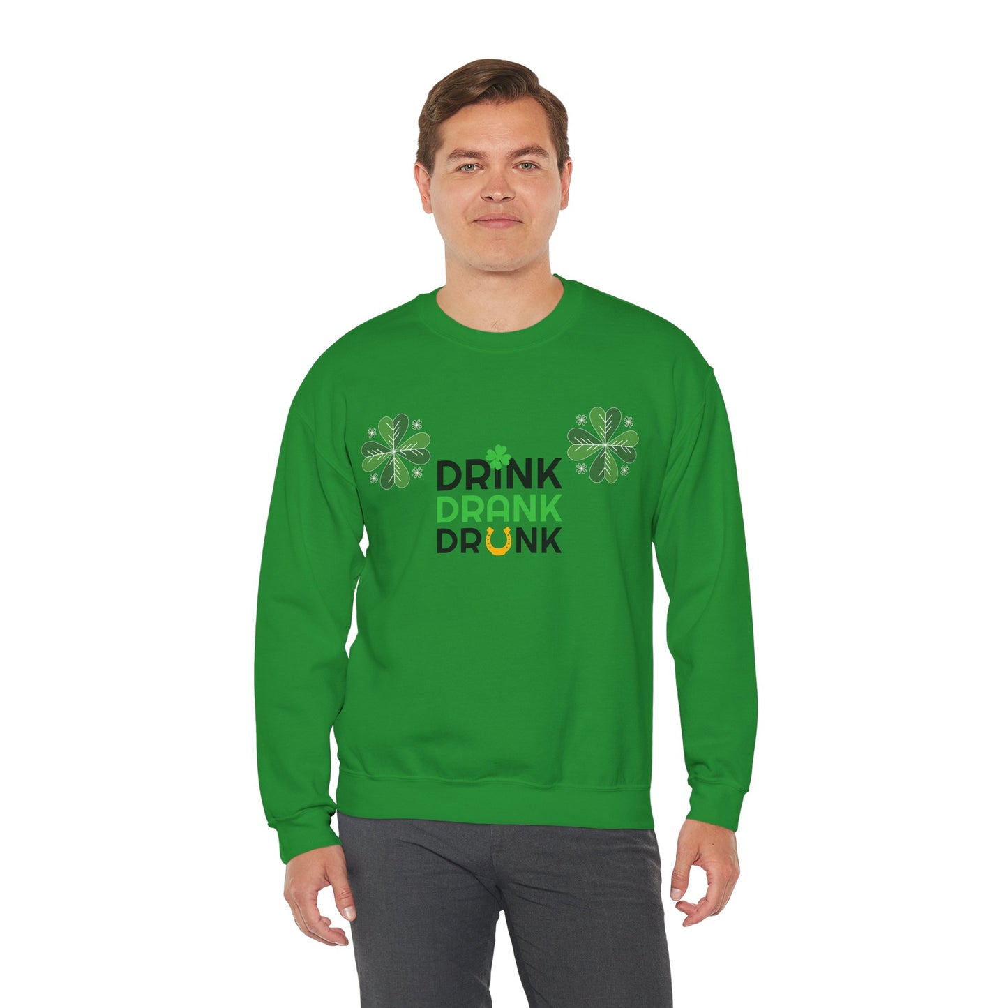 St. Patricks Day Getränk Crewneck Sweatshirt