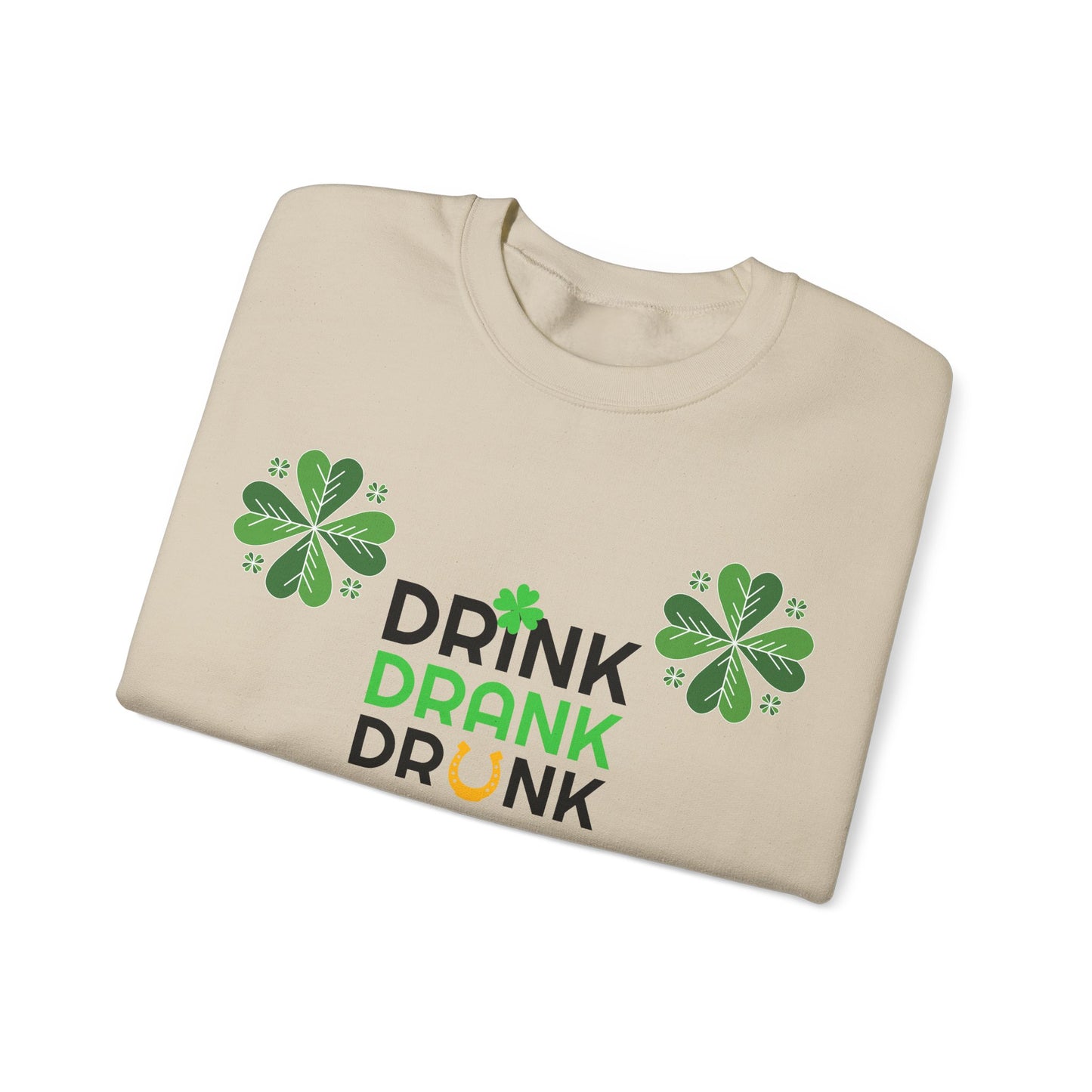 St. Patricks Day Getränk Crewneck Sweatshirt