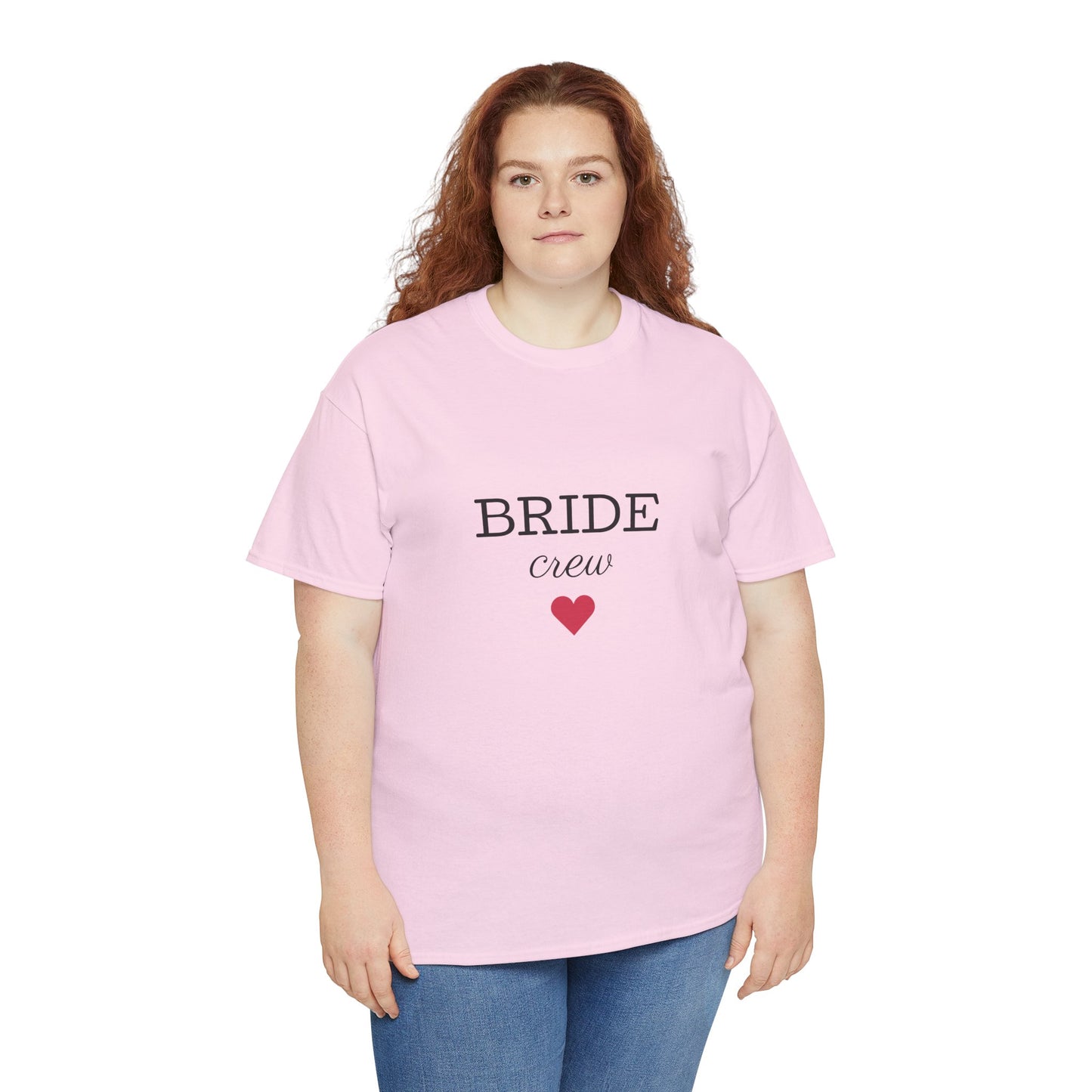 Bride Crew Unisex-T-Shirt aus schwerer Baumwolle – Perfekt für Brautpartys