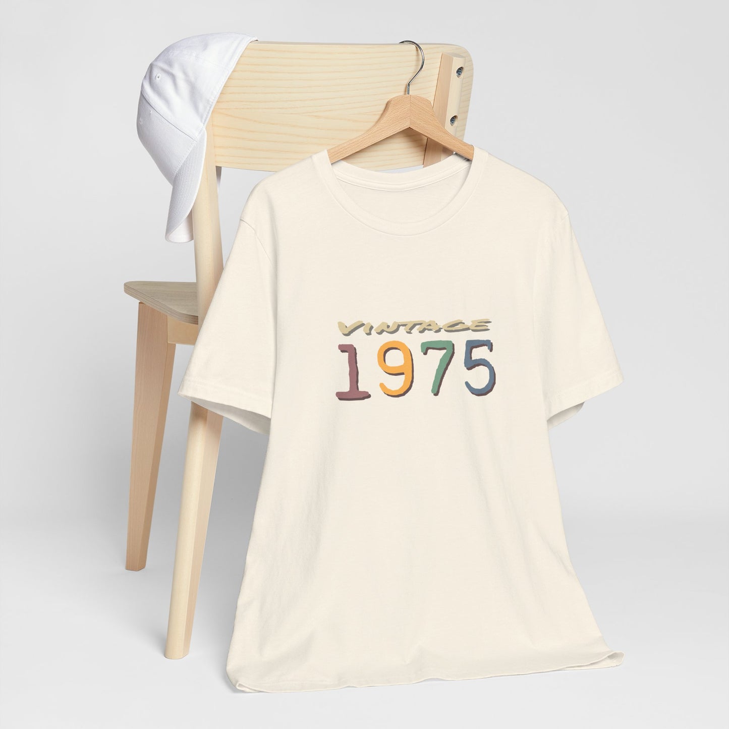 Vintage 1975 Unisex T-Shirt - Retro Grafik T-Shirt