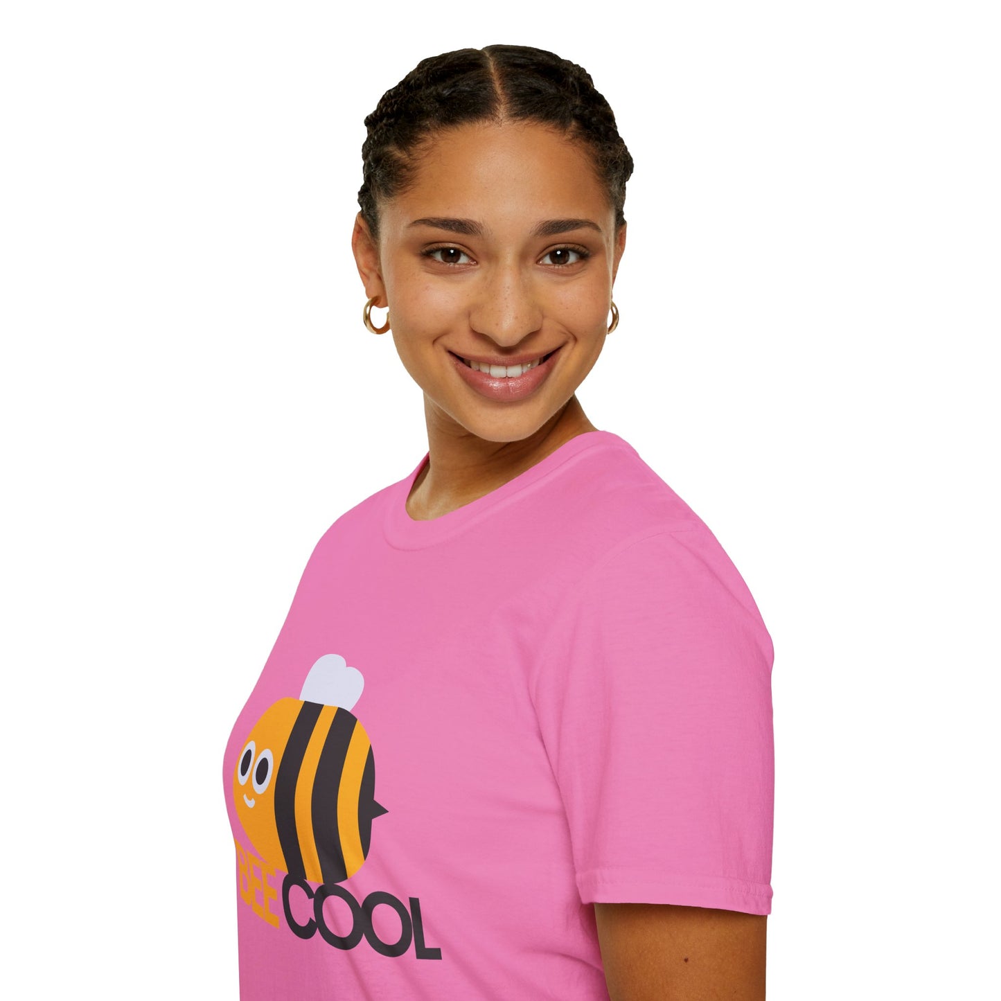 Bee Cool Unisex Softstyle T-Shirt - Lustiges und verspieltes Bienendesign