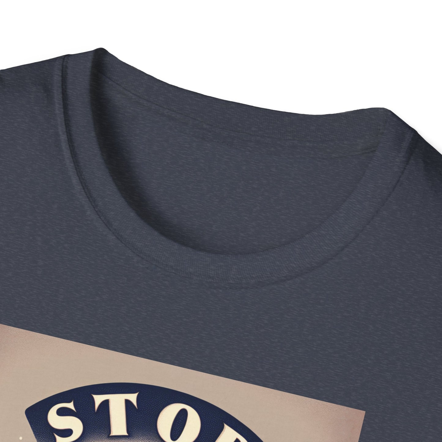 Stop! I Want a Brew T-Shirt – Lustiges Tee- und Kaffeeliebhaber-T-Shirt – Unisex Softstyle T-Shirt